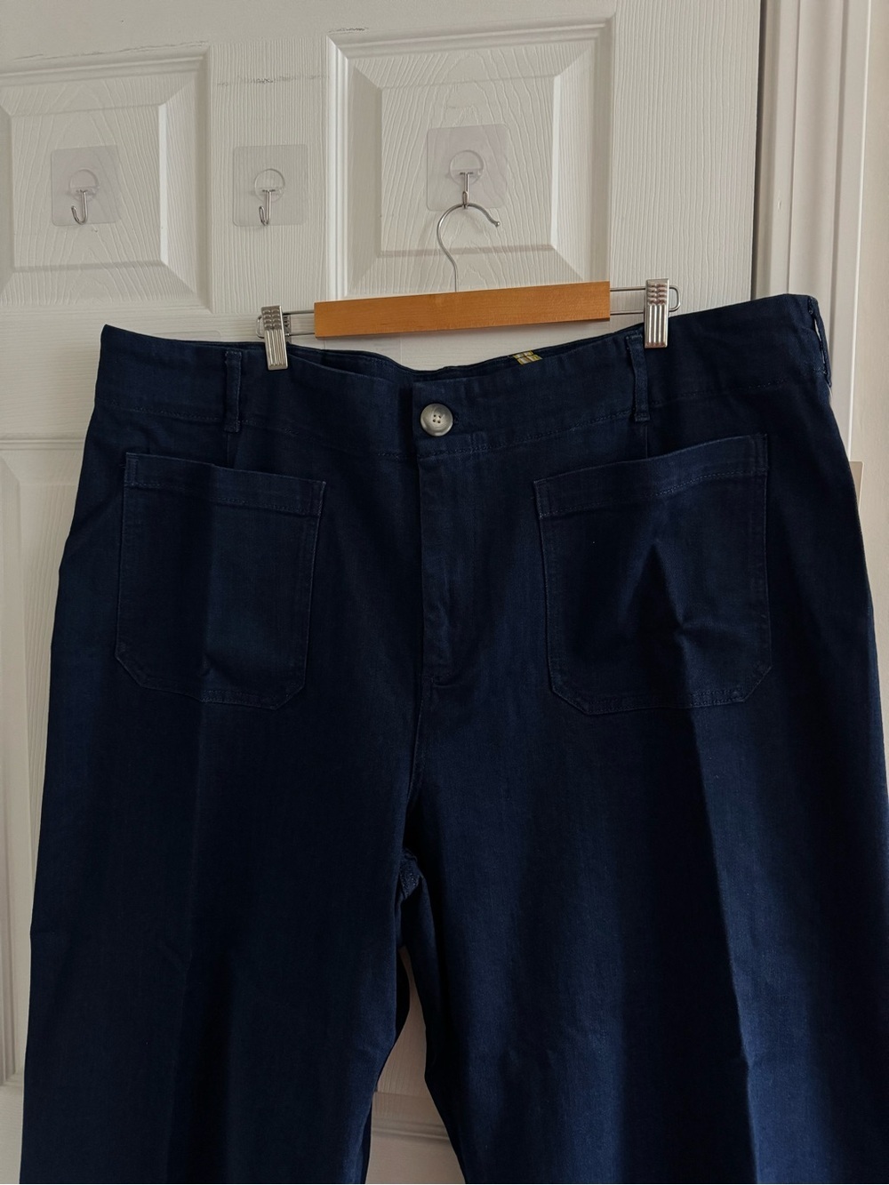 NWT ANTHROPOLOGIE The Colette Crop High Rise Wide Leg Jeans by Maeve 26W - Picture 4 of 16